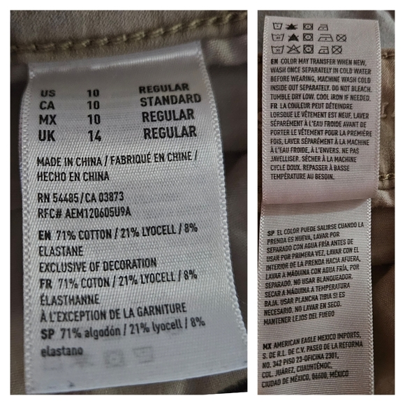 American Eagle Outfitters AEO Women's 10 Reg Hi-Rise Super Stretch Jegging - Picture 8 of 8